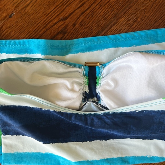 Lauren 2 piece tankini Preowned sz 8 - Picture 2 of 5